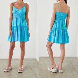 NWT New $228 Rails Carmen Blue Surf Dress Size M